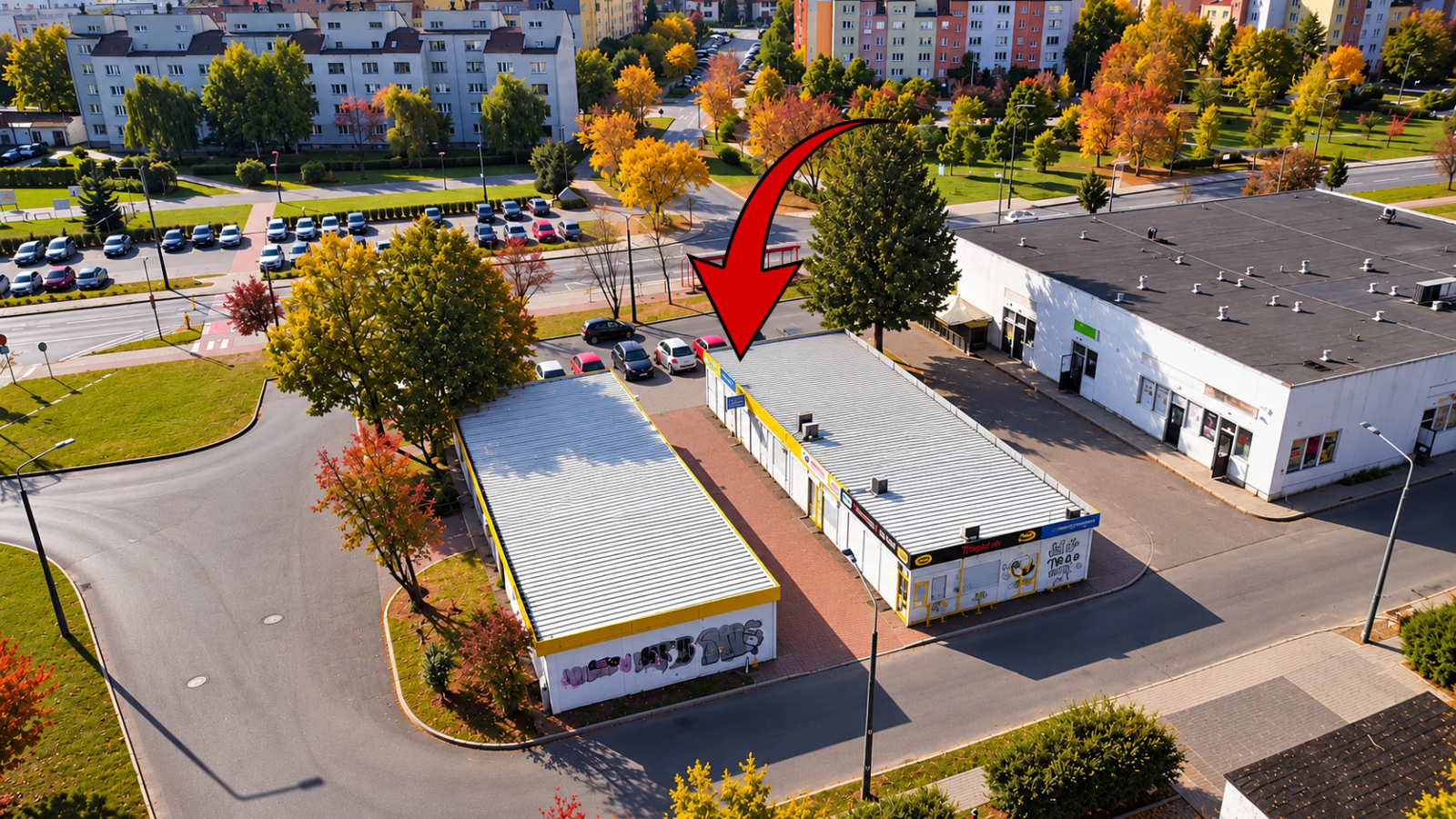 Pawilon handlowo-usługowy 42,7 m² | Bełchatów | Niskie koszty