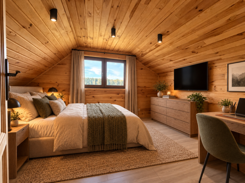 Domek całoroczny z poddaszem, działka 1042 m²., zdjęcie 18